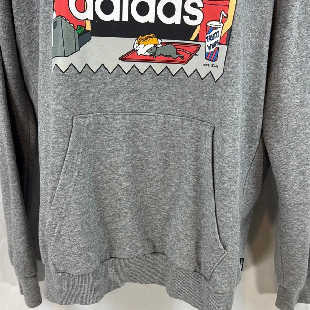 Adidas Beavis & Butthead Gray‎ Unisex Limited Edition Hoodie MTV 2018 Size S